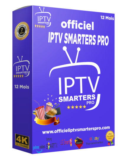 IPTV SMARTERS PRO 12 mois