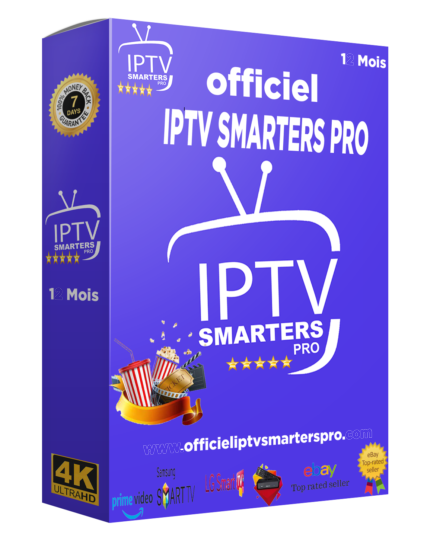 IPTV SMARTERS PRO 1 mois